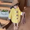 Abrigo de Lana de Cordero para Niña Otoño Invierno 2026 Nuevo Elegante Ropa de Invierno Gruesa para Bebé Niña Suéter de Piel de Longitud Media