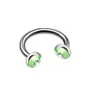 Melhores Vendidos Europeus e Americanos Exclusivos Unhas de Lábio com Strass, Argolas de Lábio Tendência em Aço Inoxidável com Rosca Interna, Joias para Piercing Corporal