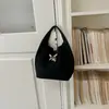 Novo chaveiro de bolsa, minimalista e chique, versátil para uso casual, perfeito para outono e inverno, bolsa de mão retrô para mulheres