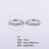 Hengguang 316L Cobre Chapado en Oro Microincrustado Circonita Rosa Conjunto Más Vendido Joyería para Piercings Tachuelas para Orejas Tachuelas para Hélice de Oreja Venta al Por Mayor