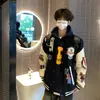Marca de moda americana chaqueta de motocicleta de alta gama para hombre primavera y otoño nueva holgada callejera retro casual versátil abrigo