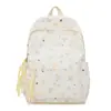 Mochila Escolar Altamente Atraente, Mochila de Grande Capacidade, Mochila com Laço, Mochila Escolar com Estampa de Estrelas, Mochila de Cor Sólida
