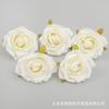 Flores Artificiales, Cabezas de Rosas Hortensias Blancas, Flores Falsas, Flores Artificiales con Acabado de Lujo, Materiales Realistas para DIY, Flores para Bodas