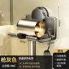 Soporte engrosado para secador de pelo, almacenamiento para baño sin taladro, tendedero para secador de pelo, soporte para secador de pelo, estante de baño