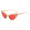 Gafas de Sol Estilo Ojo de Gato Nuevas para Mujer, Moda de Alta Gama, Estilo Callejero, Gafas Populares de Celebridad de Internet, Moldeadoras de Rostro, Vacaciones, Protección UV