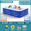 Piscina inflable para niños de gran tamaño, bañera familiar para adultos, bebés, piscina de bolas oceánicas para el hogar
