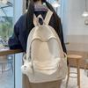 Mochila escolar para mujer estilo coreano de gran capacidad mochila moderna para estudiantes de secundaria y preparatoria ins Harajuku Rui camp mochila sencilla