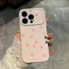 Funda de Pantalla Completa para Teléfono con Huella de Gato Compatible con Apple 17promax iPhone 16 Huawei Ventana de Corazón Funda Suave
