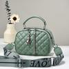 [Bolsas de Mujer Shichen] Nuevo Bolso de Mano Otoño 2026 para Mujer, Bolso Cruzado Versátil, Bolso Pequeño Acolchado con Cadena Estilo Chanel