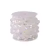Hoja de arce de diamante de colores decoración navideña de plástico PS colgante con cuentas colgante navideño de boda accesorios de joyería diy