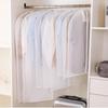 Casaco doméstico transparente impermeável terno capa organizando armazenamento de roupas pendurar saco de roupas saco de poeira PEVA roupa capa de poeira