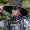 Sombrero de vaquero occidental para mujer, ideal para viajes, camping, pescador, verano, montañismo, moda masculina