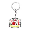 Llavero Colgante de Baloncesto de Dibujos Animados Llavero de Bola de Goma Suave de PVC Decoración DIY para Mochila Accesorios de Amazon Venta al por Mayor