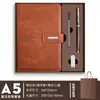 Caderno A5 Ponto Bloco de Notas para Escritório de Negócios Caderno para Reunião Anual Corporativa Conjunto com Caixa de Presente Pode Imprimir Logo