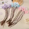 Grampo de Cabelo Desenho Laço Crianças Peruca Menina Trança Franja Grampo Fofo Princesa Borboleta Presilha Acessórios de Cabelo