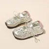 Sapatos Mary Jane de Ballet para Crianças 2026 Nova Coleção Primavera/Verão Sandálias Respiráveis Vazadas com Solado Macio para Crianças de Meia-Idade e Mais Velhas Sapatos de Treino Alemães
