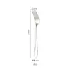 Faca, Garfo e Colher de Aço Inoxidável 1010 Talheres Garfo Sobremesa Bolo Colher Redonda Faca Ocidental para Bife Faca de Mesa Colher Garfo de Frutas
