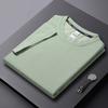 Camiseta de Verão Estilo Moda Tiktok Gola Redonda Unissex Manga Curta Uniforme de Trabalho Estampa de Logo Personalizada Casual Versátil