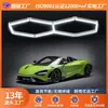 Luz de Techo Led Hexagonal para Garaje Almacén Taller Gimnasio Sótano Rejilla de Coche Panal Luz para Tienda