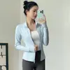 Conjunto de Yoga para Mujer Manga Larga 2026 Nuevo Estilo Chaqueta Deportiva con Cremallera para Fitness Pantalones Tiburón para Correr Pilates Entrenamiento
