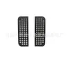 Adecuado para Jeep Wrangler Jl Panel de Panal de Abeja para Ventana Trasera Panel Decorativo de Aluminio para Ventana Trasera Partes de Modificación para Wrangler