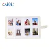 Álbum Pu Polaroid 3 Polegadas 128 Fotos, Álbum Colorido para Cartões, Álbum de Cartões de Visita, Armazenamento Mini de Fotos Digitais, Livro de Memórias