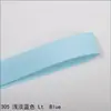 Cinta de Satén Acanalado de Poliéster Yao Ming de 9 mm en 196 Colores, Cinta de Lazo para Ceñir la Cintura, Cinta para Accesorios de Pasador