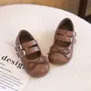 Zapatos de Princesa para Niñas Suela Suave Elegantes Zapatos Pequeños de Cuero 2026 Modelo Nuevo de Primavera Zapatos Mary Jane para Bebés Niñas