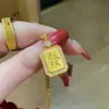 Puzuo Sifeng con accesorios dorados DIY collar con colgante de la marca de la fortuna de diamantes cadena de clavícula de personalidad de moda para mujer