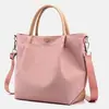 Bolsa de Mão Avançada em Sarja de Nylon Impermeável Grande Capacidade Bolsa Tote para Deslocamento Diário Bolsa de Lona Personalização