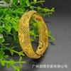 Pulseira Banhada a Ouro 24K Noiva de Dubai Mulheres Indianas Nigerianas Casamento Ouro Areia Joias do Oriente Médio Noiva do Oriente Médio