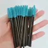 Escova de cílios escova de sobrancelha pente de cílios pincel de maquiagem pequeno descartável espiral para cílios postiços ferramenta para curvar sobrancelha pequena cabeça fina