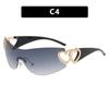 Gafas de sol vintage de Europa y Estados Unidos 2023 nuevas Y2K red hot girl foto gafas de sol gafas de sol con protección UV para mujer