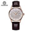 Ochstin Original Masculino Caixa de Aço Relógio Mecânico Totalmente Automático Relógio de Calendário Duplo Recortado À Prova D'água Mecânico Relógio Masculino