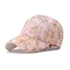 Gorra de Béisbol de Encaje Floral Tridimensional para Mujer, Gorra Transpirable de Verano con Calados para Proteger del Sol, Sombrero para Proteger del Sol que Adelgaza el Rostro Venta al por Mayor