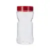 Botella Redonda PET de Grado Alimenticio de 420 ml Champiñones Shiitake Secos y Orejas de Madera Tapa Roja Sellado Hermético A Prueba de Humedad A Prueba de Moho Etiquetado Personalización