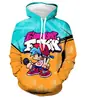Sudadera con capucha impresa en 3D del nuevo juego de comercio exterior 2021 Friday night funkin