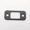 Placa de Pestillo de Puerta, Placa Guía de Acero Inoxidable, Placa de Pestillo, Placa Barrera, Tornillos a Juego, Accesorios para Cerraduras, Adecuado para Diversos Pestillos de Puerta