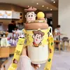 Botella de Agua Reutilizable Zootopia 2, Diseño de Judy y Nick, Vaso Térmico para Niños, Portátil y Lindo, Específicamente para Uso en Jardín de Infancia y Escuela