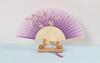 Abanico Sonrisa Estilo Antiguo Abanico Área Escénica Abanico Estilo Antiguo para Mujer Puede Emitir Facturas Abanico Plegable Accesorios Hanfu Abanico Plegable Estilo Chino