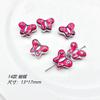 Rosa coração amor cerâmica contas abóbora contas tulipa chuva borboleta pulseira colar de contas diy acessórios feitos à mão