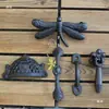 Maçaneta de Porta de Armário Guarda-Roupa Vintage Ferro Fundido Armário Cor Preto Ferro Americano Maçaneta de Janela Gaveta Arte em Ferro Nórdica Pequena Maçaneta