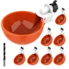 Bebedero para pollos comercio exterior transfronterizo pollo, pato y ganso dispositivo de bebida automática bebedero para aves de corral alimentador de agua para incubación