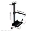 Soporte Colgante para Host de Computadora Soporte de Almacenamiento Colgante Fijo Debajo de la Mesa Soporte de Bandeja para Caja de Host de Escritorio de Oficina