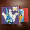 Cajas de Papel Recortado para Niños 96 Piezas Puzzle Divertido Hecho a Mano diy Tijeras para Papel Recortado de Origami 3-6 Años Regalos de Jardín de Infancia
