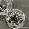 Taladro de resina de 3 mm, broca de base puntiaguda, broca de resina colorida, diamante mágico transparente, relleno de pegamento, pintura de porcelana de cristal, broca decorativa