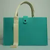 Bolsas de Fieltro al por Mayor con Cintas, Bolsas Tote para Exposiciones de Negocios, Bolsas de Regalo Promocionales, Logo Personalizable, Bolsas Tote con Bloques de Color