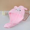Gorro para secar el pelo engrosado capa única bordado doble oreja gorro de ducha para el pelo seco gorro para secar el pelo adulto dibujos animados absorbente niños gorro para secar el pelo alto