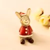 Adornos Navideños Pequeños de Resina Transfronterizos Regalo de Navidad Decoración de Escritorio para el Hogar Regalo Creativo para Nochebuena Adornos Pequeños