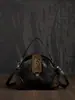 Bolso de Mujer de Moda Nuevo 2025 Bolso de Mano Bordado Retro Europeo y Americano Bolso de Clip Bolso de Hombro